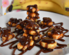 Craquants de banane au chocolat et caramel