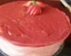 Gâteau à la mousse de fraise et son biscuit