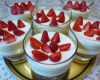 Verrines de tiramisu aux fraises, riches en fruits