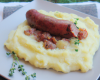 Andouille de Vire au Pont-l'Avêque purée de pomme de terre gratinée