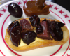 Tartine de chutney de pruneaux d'Agen et magret de canard IGP