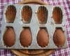 Madeleines au chocolat et fleur de maïs