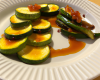 Courgettes et gésiers caramélisés