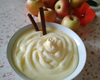 Crème vanillée aux pommes