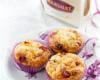 Muffins Pommes, Cranberries et Boursault