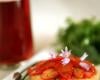 Sablé au parmesan, fraises au vinaigre balsamique