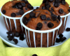 Muffins au chocolat noir et pépites