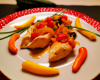 Poulet sauté au poivron et au gingembre