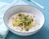 Overnight oats ou porridge sans cuisson au kiwi