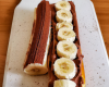 Bûche à la banane et au nutella