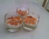 Verrine avocat-saumon-boursin