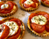 Tartelettes aux tomates et à la mozzarella