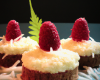 Petits gâteaux framboise et coco