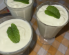 Mousse d'asperges sur lit d'avocat