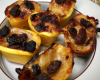 Petits gratins de poires aux raisins secs