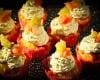 Cupcakes saumon, citron vert & pomme