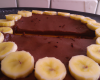 Tarte mousseuse et douce : chocolat et banane