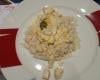 Risotto de poulet aux champignons