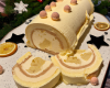 Bûche de Noël façon bavaroise au grand marnier