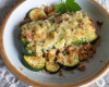 Crumble courgettes chèvre