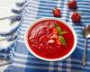 Soupe de fraises menthe gingembre