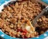 Crumble de tomates au rocamadour