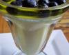 Verrine au fromage blanc, bleuets et gelée au citron