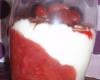 Verrine de chocolat blanc aux fraises