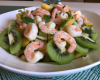 Salade de gambas aux kiwi