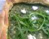 Tarte ricotta et roquette farcie au pesto