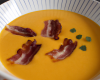 Velouté de potiron au bacon