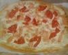 Pizza au saumon et Boursin