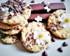 Biscuits chocolat blanc et flocons d'avoine