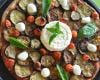 Pizza aux courgettes et Saint Marcelin