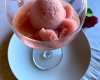 Sorbet au champagne rosé