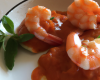 Gambas rôties en chutney d'automne