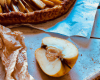 Tarte aux pommes et bigarreaux