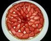 Tarte aux fraises traditionnelle à la crème pâtissière