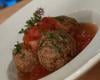 Boulettes de viande, sauce tomate