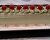 Bûche mascarpone framboises