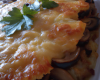 Lasagnes aux champignons et aubergine