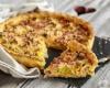 Quiche aux poireaux et lardons