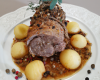 Gigot en croûte de poivres