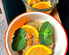 Coupelle quinoa oranges pastèque menthe