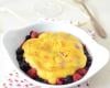 Gratin fruits rouges, sabayon au champagne