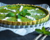 Tarte menthe chèvre