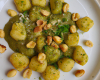 Gnocchi de chataîgnes au pesto de persil et noisettes