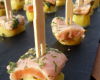 Bouchées de grenailles et saumon mariné au yuzu !