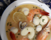 Bouillon parmentier aux fruits de mer