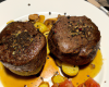 Filet mignon en tournedos et sucrines aux épices